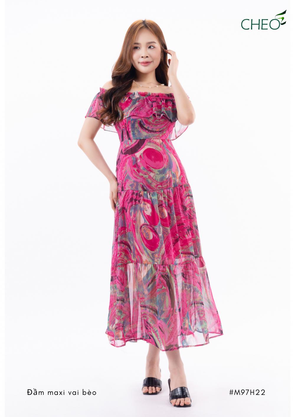 Đầm Maxi Vai Bèo