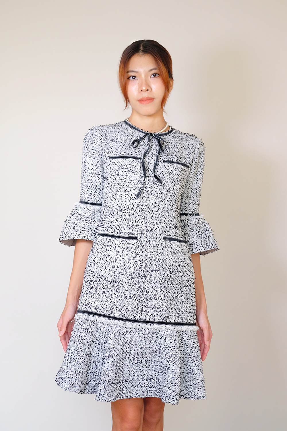 Váy dạ tweed trang nhã